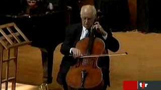 Moscou: le violoncelliste russe Mstislav Rostropovitch est décédé à l'âge de 80 ans