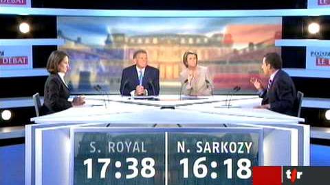 Extrait du débat Sarkozy - Royal: les trente-cinq heures