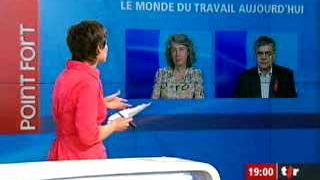 Conditions du travail: le débat entre Brigitta Danuser, directrice de l'Institut romand de la santé au travail, et Jean-Claude Rennwald, vice-président de l'Union syndicale suisse