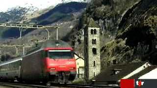CFF: l'ouverture du tunnel du Lötschberg accélérera le trafic ferroviaire en Europe