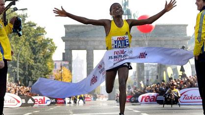 Troisième victoire consécutive pour Gebreselassie à Berlin.