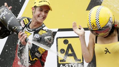 Le Bernois était un homme heureux sur le podium d'Assen.