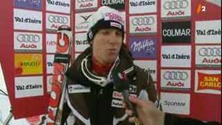 Ski: le Grison Carlo Janka remporte le géant masculin de Val d'Isère (Fra)