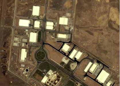 Une image satellite du site nucléaire iranien de Natanz.