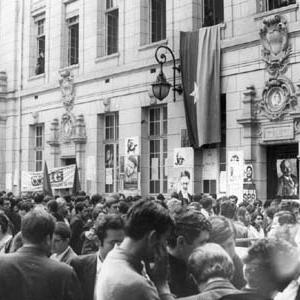 Mai 68: la Sorbonne occupée par les étudiants