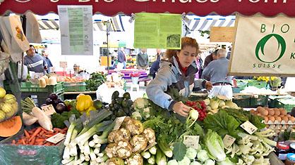 La moitié des légumes frais consommés proviennent de Suisse.