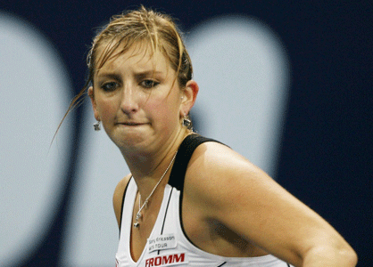 Bacsinszky a été dépassée par la puissance de Srebotnik.