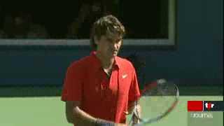Tennis: Roger Federer se qualifie facilement pour les huitièmes de finale à New-York