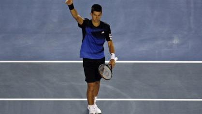 Djokovic n'a fait qu'une bouchée de Hewitt