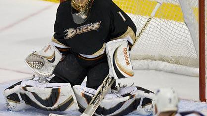 Jonas Hiller a été déterminant lors du succès d'Anaheim.