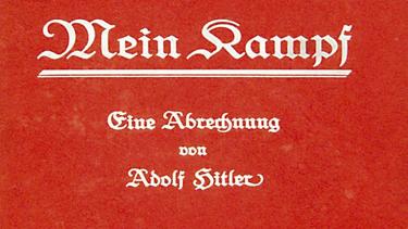 Détail de la couverture de l'édition originale de "Mein Kampf". [Keytone]