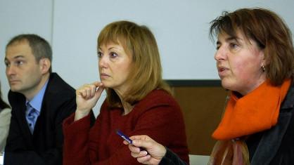 Bernard Pulver, Sylvie Perrinjaquet et Elisabeth Baume-Schneider