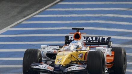 Alonso a effectué ses 1ers tours de piste avec la Renault 08