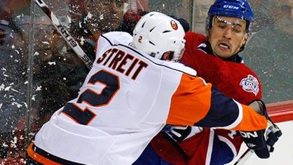 Mark Streit a griffé la glace durant plus de 25' à Montréal.