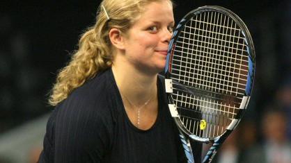 Clijsters ici lors d'un tournoi exhibition en septembre dernier.