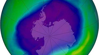 Le trou de la couche d'ozone a atteint un record en 2006.