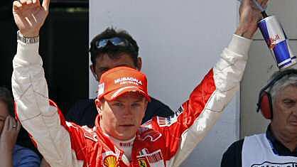 Kimi Räikkönen a dominé la qualification à Magny-Cours.