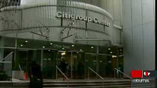 Crise financière: l'institut financier américain Citigroup annonce la suppression de 50'000 postes à travers le monde