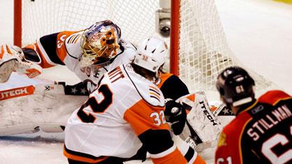 Les Islanders battus, malgré le retour du gardien DiPietro.