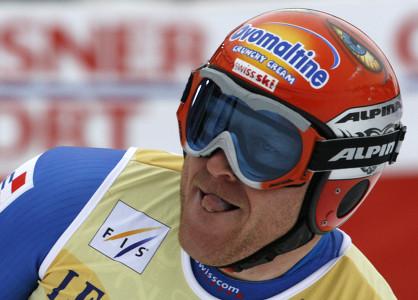 Didier Cuche veut garder son dossard rouge du super-G