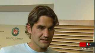 Tennis / Roland Garros: l'interview de Roger Federer