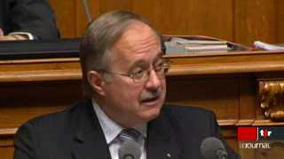 Election d'Ueli Maurer au Conseil fédéral: Samuel Schmid a fait ses adieux aux parlementaires