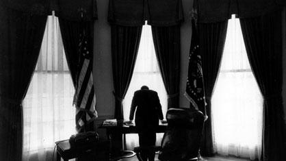 John F. Kennedy à la Maison blanche. [Keystone]