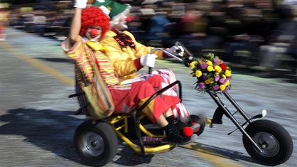 Le traditionnel corso fleuri, point d'orgue de la Fête des Vendanges.