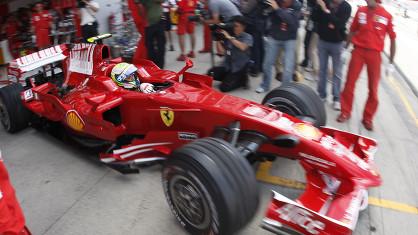 Felipe Massa semble à l'aise sur le circuit de Silverstone.