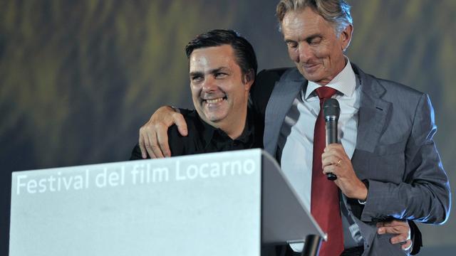 Frédéric Maire et Marco Solari pour la dernière fois réunis à Locarno.