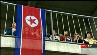 Football: l'évenement est historique; l'équipe nationale de Corée du Nord est en Suisse; il s'agit du premier voyage de l'équipe en Europe depuis 1966