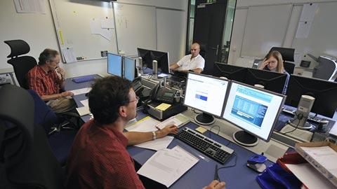 Les bureaux de fedpol à Berne, ici l'unité SIRENE.