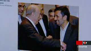 Mahmoud Ahmadinejad rencontre Hans Rudolf-Merz: Israël critique l'attitude de la Suisse