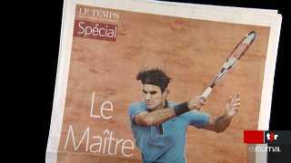 Tennis: l'exploit de Roger Federer salué par la presse