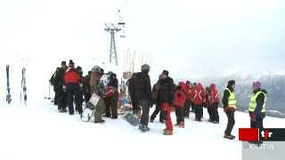 VS: une avalanche s'est produite à Anzère dimanche matin et a emporté deux skieurs
