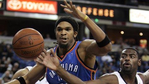 Evans et Sacramento ont pris le dessus sur les Thunder de Thomas.