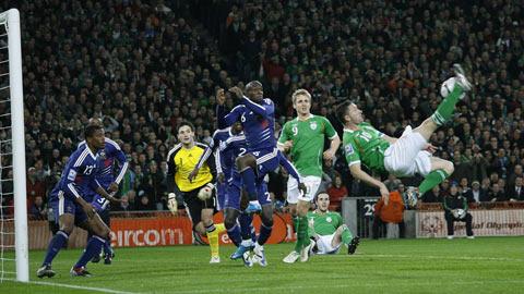 Les Irlandais auront tout tenté pour battre Lloris, impeccable ce soir.