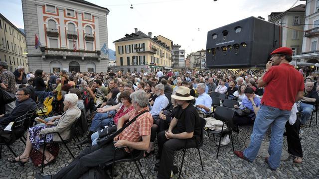 La Piazza Grande faisait le plein de spectateurs à Locarno.