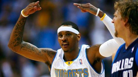 Les Nuggets d'Anthony ont donné une leçon aux Mavericks de Nowitzki.