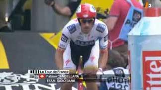 Cyclisme / Tour de France: Fabian Cancellara remporte haut la main la première étape à Monaco