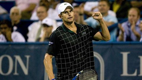 La joie de Roddick à l'issue de son match "historique".