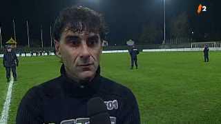 Football / Super League, 14e j: interview de Didier Tholot (entraîneur Sion), après le match nul à Aaarau