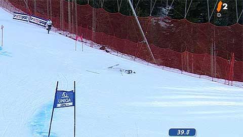 Ski alpin / géant Lienz (AUT): l'élimination de Lindsey Vonn (USA), leader de la Coupe du Monde