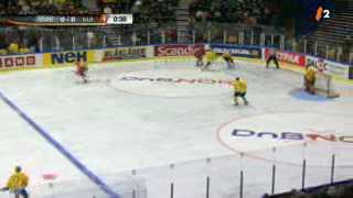 Hockey / match amical: La Suisse bat la Suède (3-2)