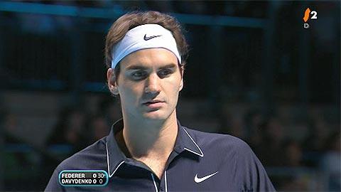 Tennis / Masters (1/2): Federer - Davydenko - Federer commence très fort (1)