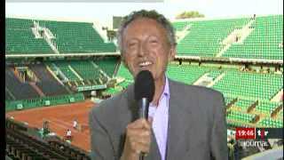 Tennis - Roland Garros: commentaires de Nelson Monfort en direct de Roland-Garros