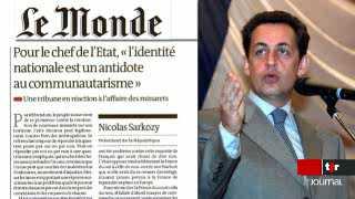 Votation anti-minarets: le président français Nicolas Sarkozy a réagi au vote suisse et met en garde contre "l'ostentation religieuse"