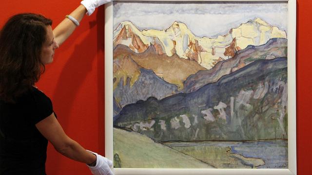 "L'Eiger, Mönch et Jungfrau vus du Beatenberg" a été vendu pour 4,2 millions.