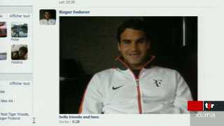 Tennis: Roger Federer jouit d'une extraordinaire popularité sur Internet