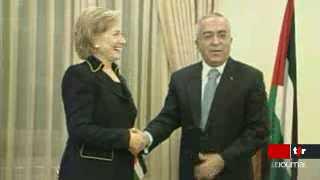 La secrétaire d'Etat américaine Hillary Clinton a rencontré le président palestinien Mahmoud Abbas